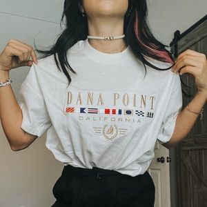 Vintage Dana Point, CA embroidered t shirt